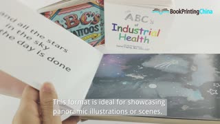 Square or Portrait or Landscape Format For Board Book Printing
