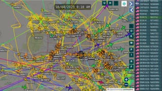 TimeLapse for the Bird Mafia China Skywest War Fare over North Phoenix AZ - Oct 4th 2023 -