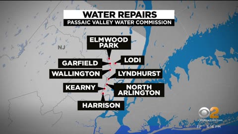 Passaic Valley Water customers could be impacted by water main repairs