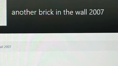 Another brick in wall remix 2007