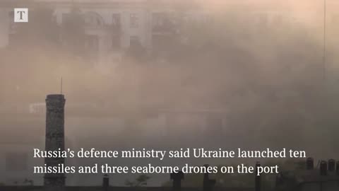 StormShadow Missiles Attack Sevastapol Dry Dock