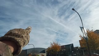 Chemtrails over downtown Akron