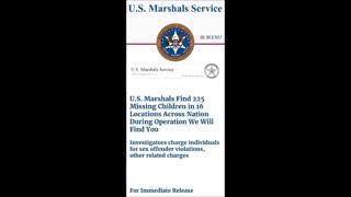 US Marshals Find Missing Children