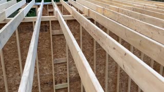 Installing Collar Ties On The Shed