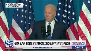 'This is all a sham': Biden slammed for pre-midterm address