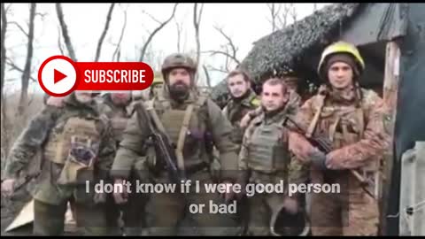 Ukrainian soldiers powerful message to Putin.