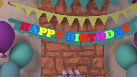 Happy birthday A King 👑 funny cartoon video