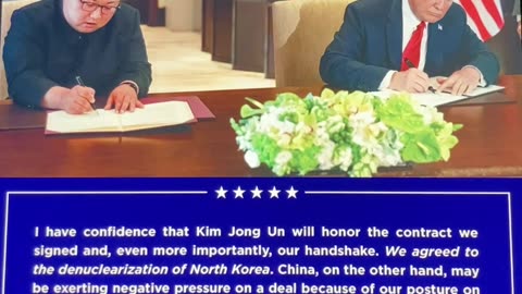 TRUMP💜🇺🇸🏅GOT KIM JONG UN🤝TO LAY DOWN HIS BIG GUNS🚀❌🇰🇵✍️🚀⛔️