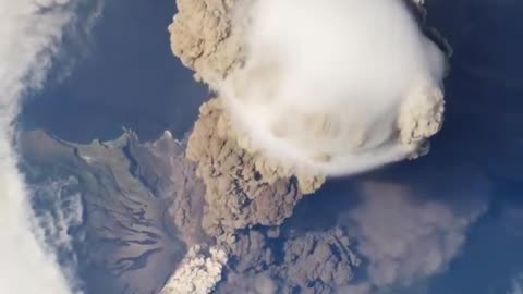 NASA _ Sarychev Volcano Eruption from the International Space Station