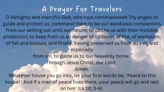 Prayer for Travelers