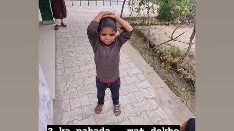 bachche ka confidance to dekho