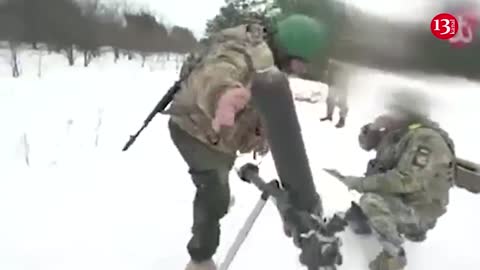 Ukrainian army is getting ready for operations in northern borders in snowy weather