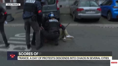 France: A day of protests descends into chaos in several cities, including Paris