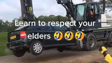 Learn to respect your elders 😂😂