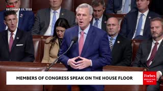 'One Of The Most Shameful Acts I've Ever Seen': McCarthy Rips Dems In Epic House Floor Remarks