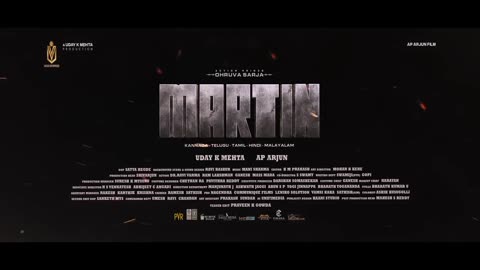 #Martin - Teaser [4K] | Dhruva Sarja | AP Arjun | Uday K