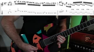 You Not Me GUITAR SOLO with Tabs (Dream Theater)