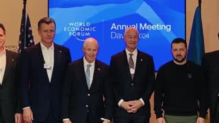 BlackRock & JP Morgan Meets Zelensky at Davos
