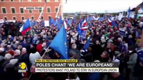 Pro-EU protests held across 100 Polish cities | WION News | Latest English News | World News | EU