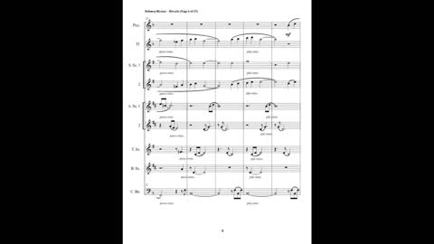 Claude Debussy – Rêverie (Saxophone Sextet + Piccolo, Flute & Contrabassoon)