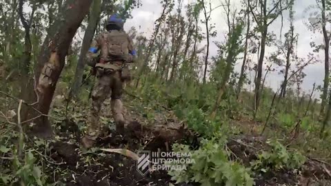 Ukrainian 2nd Assault Battalion Offensive: Wounded Soldiers, Suppressive Fire near Bakhmut