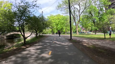 ESPLANADE bang boom bang LET IT RIP . . . but not everywhere just when CLEAR Boston bike