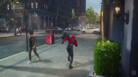 Spider-Man 2 (PS5) || Rainy Free Roam Gameplay || 4K HDR Ray Tracing