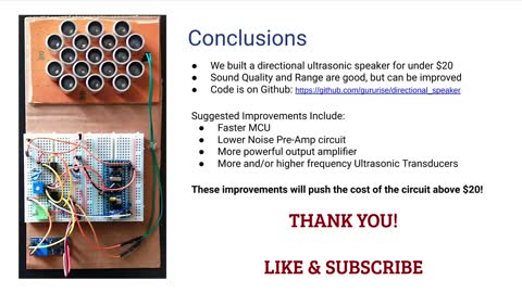 DIY Ultrasonic Audio Laser (Directional Speaker Old School)