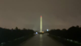 Lightning Hits Washington Monument