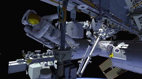 U.S. Spacewalk 89 Animation