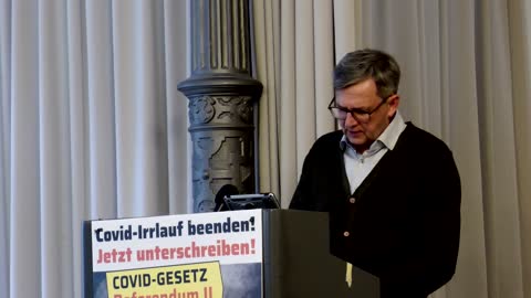 Dr. Klaus Rüdiger - Pressekonferenz Referendum II Covid-19 Gesetz