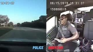 Dashcam video shows moments before SUV crashes into Tulsa patrol car