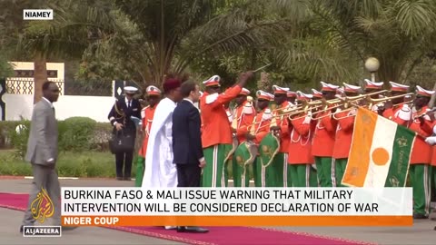 Burkina Faso and Mali warn against foreign intervention after Niger coup