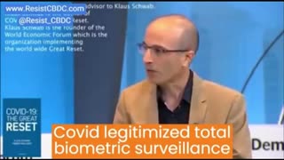 Yuval Noah Harari says Covid legitimized total biometric surveillance