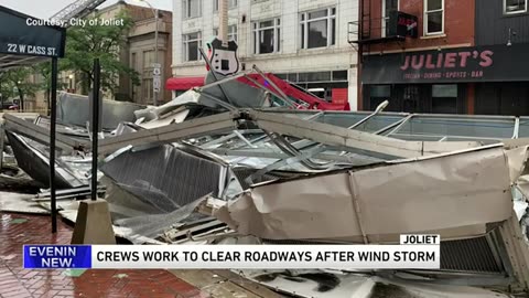 Thousands without power after storm leaves behind path of damage in Joliet | WGN News