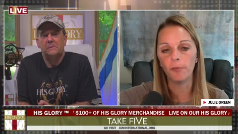 Clay Clark & Julie Green join His Glory on Take Five: Brighteon