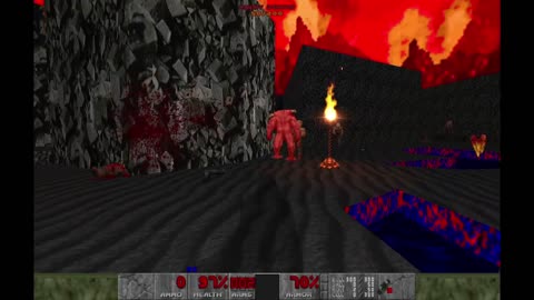 Brutal Doom - Inferno - Ultra Violence - Slough of Despair (E3M2) - 100% completion