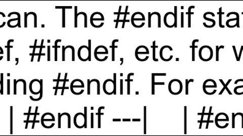 Can if preprocessor directives be nested in C