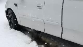 My 1999 f150 in the snow