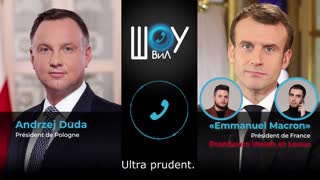 Russian prankster impersonating France's Macron spoke to Poland's Duda after missile blast