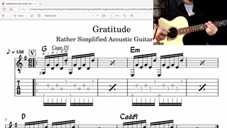 Brandon Lake Gratitude Easy Acoustic Guitar Tutorial