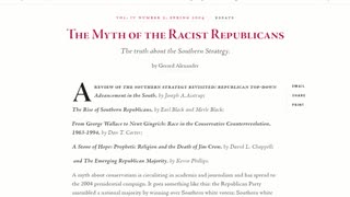 The Myth of Racist Republicans and Reparations Argument