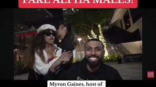 Myron Gaines hides behind women in FAKE, dangerous situation!