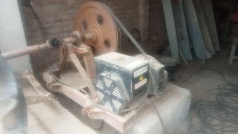 Tractor at Demno Generator