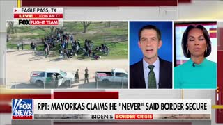 Sen. Cotton Slams ‘Delusional Ideologue’ Mayorkas: ‘Our Border Is Wide Open’