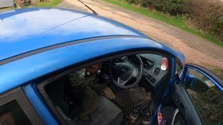 Sorting out the car for a drive in Dartmoor. POV. GoPro. 21st March 2023