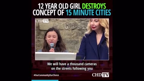 12 yr old girl wrecks the 15 minute neighborhoods concept