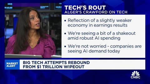 Alger's Crawford on big tech rebound attempt from $1 trillion wipeout: Much worry about nothing