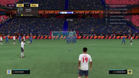 FIFA 22 beckham freekick