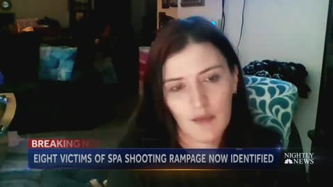 Surveillance Video Shows Moments Before Atlanta Spa Shootings NBC Nightly News